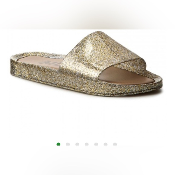 Melissa | Shoes | Melissa Gold Slides Sandals | Poshmark